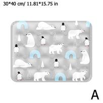 Pet Cooling Pad Ice Crystal Gel Cool Down Cat To Dog Pet Grasp Bed Resistance Collapsible Rectangle Pad Accessories S