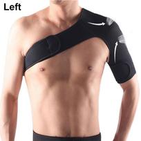 Adjustable Shoulder Stability Brace Light Breathable Neoprene Support For Dislocated Ac Joint Labrum Tear Shoulder Pain Relief M for weight 70-90kg black