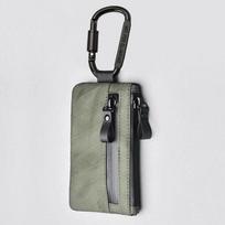 Men's Outdoor Anti-theft Brush RFID Card Bag Multifunctional ID Card Clip Pen Tool Key Headphone Mini Item Storage Bag