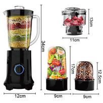 400W 800ML 4-in-1 Large Capacity Portable Low Noise Soy Milk Machine Household Electric Blender Fruit Juicer