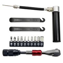 Multifunctional Bike Repair Tool Bicycles Maintenance Tool Ratchet Wrench Set Tire Levers Tire Pump Cycling Accessories 1