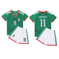 Ronaldo No. 7 & Neymar No. 10 Football Uniform Set for Primary School Students Size 20 (115-125 cm)