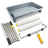 Large Capacity Paint Tray Roller Brush Splicing Rod Set Extra Large Roller Brush Paint Floor Paint Latex Paint Wall Brush Tool