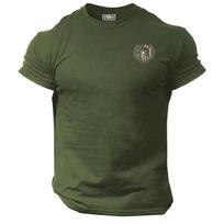 American Spartan T Shirt Pocket Gym Clothing Bodybuilding Training Gymwear Top 2XL