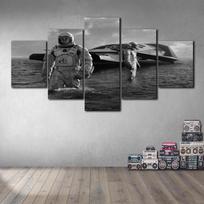 Modern 5 Pieces Interstellar Movie Astronaut Wall Art Canvas Painting Modular Prints Picture Poster Home Decor Living Room Frame 20x35 20x45 20x55cm