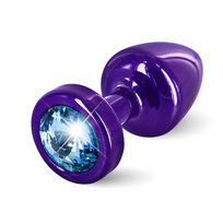 Mėlyna Diogol Anni Round 25 mm Intimate Priedas Violetinė & Mėlyna Crystal