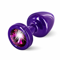 Diogol Anni Round Intimate Priedas 25mm Violetinė-Rožinė Crystal Finish