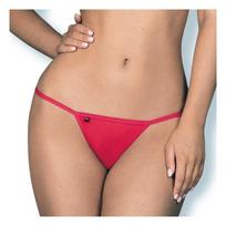 Obsessive Giftella Thong Raudona S/M - Decorative Mesh Lingerie