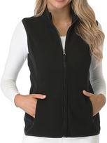 Plus Size Women's Fleece-Lined Zipper Vest with Pockets - Autumn/Winter Sleeveless Cardigan Jacket 3XL