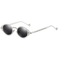Steampunk Oval-Shaped Sun Glasses Japanese Style Luxurious Gothic Metal Frames Engraved Glasses Stt Shooting Eyewear UV400 Sun Glasses