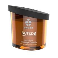 Swede Swede - Senze Seduction masažinė žvakė su gvazdikėliais ir apelsinais