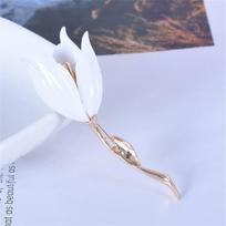 1Pc Creative Elegant Tulip Brooch Romantic Retro Pin Fashion Trend Jewelry Accessories Party Birthday Festival Gift Souvenir