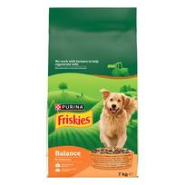Sausas šunų maistas Friskies Balance, jautiena/vištiena, 7 kg