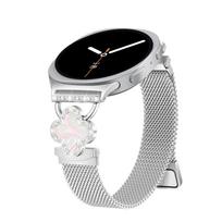 Compatible Milanese Magnetic Strap for Samsung Watch 8 with Four-Leaf Clover Design Samsung Watch 8