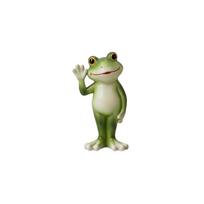 Resin Material Cartoon Frog Figurine Cute Style Creative Craft Frog Garden Decor Waterproof Decorative Bonsai Ornaments