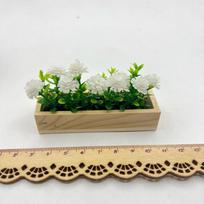 Miniature Flower Fence Model Sand Table Decor Fairy Tale Cottage DIY Outdoor Garden Ornament