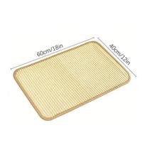 Bunny Scratch Mat Indoor Foraging Scratcher Rug 15.7x23.6 Inches Rabbit Mat for Cage Hutch Floor Home Resting Biting Sleeping