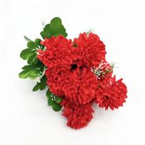 10 Heads Artificial Flower Bouquet With Stem Pink Realistic Silk Flowers Bridal Bouquets Floral Arrangement Lifelike Flowers