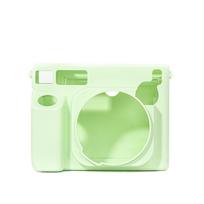 For Fujifilm Instax Wide 400 Camera Case Solid Color Protective Cover with Photo Pocket Shockproof Photography Pouch