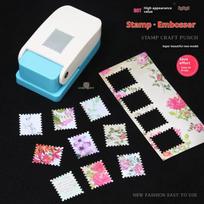 Craft Rectangle Postage Stamp Punch Lever Action Punch Various Materials Punching Tool For Paper Crafting Scrapbooking balta