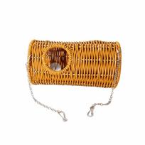Decorative Bite Resistant Woven Bird Nest Ventilated Durable Bird Cage Hammock Cooling Hanging Hammock Bed for Hamsters Parrots