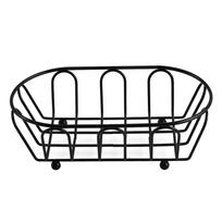 Carbon Steel French Fries Basket Reusable Rust-proof Fried Chicken Chip Storage Basket Mini Food Frying Basket for Kitchen