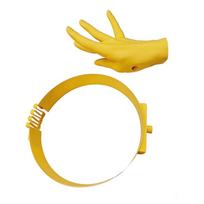 UV Protection Orchid Finger Sun Visor Novelty Plastic Palm Visor Headband Adjustable Detachable Hand Sun Protection Cap