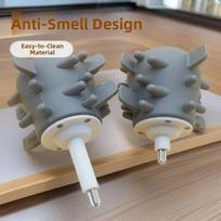 Quick Peel Silicone Garlic Roller 2L/3L Odor Free Garlic Peeling Chopper Reusable Keeps Garlic Cool and Dry for 2L