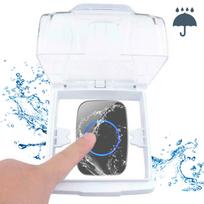 Big Waterproof Cover For Wireless Doorbell Smart Door Bell Ring Button Transparent Heavy Rain Protective Cover Waterproof Home CN