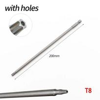 1Pc Magnetic Torx Screwdriver Bits T8 T15 T20 T25 T27 T30 T40 1/4 Inch Hex 200mm For Electric Screwdrivers Hand Tools Part