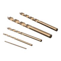 Auger Drill Bit 5pcs HSS M35 Cobalt Handheld Heat Resistance Round Shank Stainless Steel Drilling Cutter Practical China Mainland