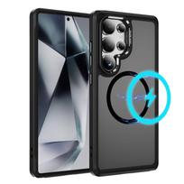 For Samsung Galaxy S25 S24 S23 Ultra Case, Compatible with Magnetic Translucent Matte Back Silicone Bumper Protection Shockproof For Galaxy S23
