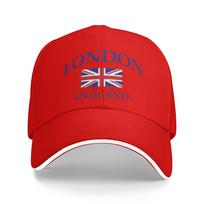 London England Pattern Baseball Cap Outdoor Sports Sun Visor Hip Hop Hats Unisex Unisex Cute Design Baseball Caps One Size