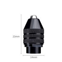 Parts Converter Chuck Black Accessories Tool Drill bit For 4486 Rotary Tool Spare Keyless Metal For Rotary Tool