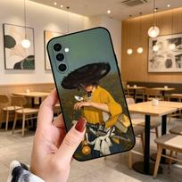 G-Ghost of Yotei Atsu J-Jin S-Sakai  Phone Case Black Silicone Soft For Samsung Galaxy A73,A72,A71,A70,A53,A52,A51 Samsung a13 5g