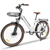 Electric Bicycle KAISDA K601 250W Motor Female's E-Bike 60km Range 150kg Load Mechanical Disc Brakes 36V 16Ah Battery E-Bike balta