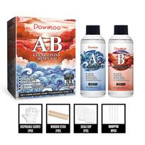 Limited time!!Dowmoo Epoxy Resin Curing Agent Kit - Self-Made Creative Handcrafted Crystal Resin High Transparency Diy Set