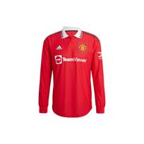 adidas Manchester United 22/23 Long Sleeve Home Authentic Jersey 'Red' Men's HN5748 XS