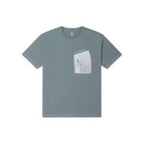 Converse Zip Pocket T-shirt Asia Sizing 'Ash Green' Unisex 10025872-A03 M