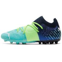 PUMA Future Z 1.2 MG Soccer Shoes Green/Blue Men's 106481-03 EU 45