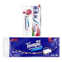 Sensodyne Toothpaste & Tempo Toilet Paper Bundle