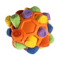 Dog Sniffing Ball Toy, Dog Puzzle Hidden Food Ball Toy, Educational Anti-Tampering Home Pet Toy Suitable For Small Dogs oranžinė