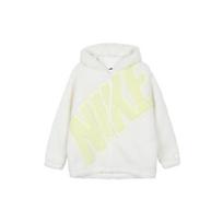 (WMNS) Nike Logo Sherpa Jacket 'White Yellow' Women's FB8696-133 L