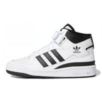 (GS) adidas Forum Mid 'White Black' Kids' FZ2083 EU 38