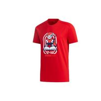adidas neo M Gk Tee4 Round Neck Red Men's GK1482 M