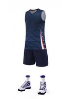 US Team Pro Volleyball Sleeveless Quick-Dry Jersey Set for Men & Women Men's 5XL