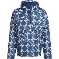 adidas Manchester United Seasonal Half-Zip Windbreaker Asia Sizing 'Night Indigo' Men's IT4194 L