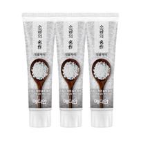 Median Masterpiece Salt Toothpaste Dental Plaque Care 120g x 3 Pack