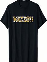 University Of Missouri Mizzou Tigers Camo T-Shirt S