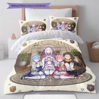 Re Zero Comfortable Softness Duvet Cover, Children Bedding Gift, Extra LargeMultiple Sizes -HE48 135x200cm